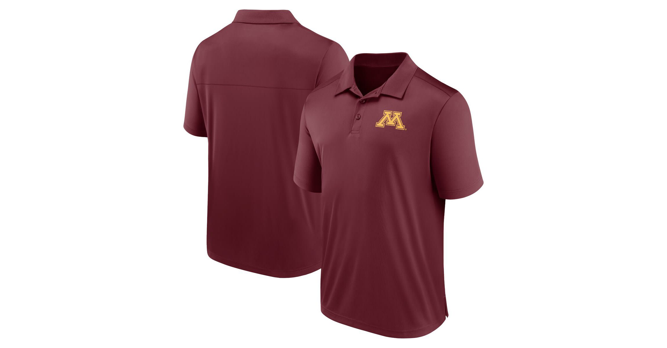 NCAA Fanatics Minnesota Golden Gophers Left Side Block Polo