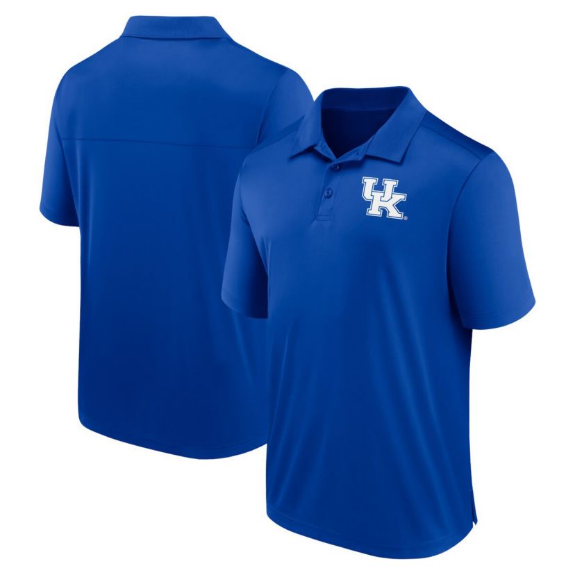 NCAA Fanatics Kentucky Wildcats Left Side Block Polo