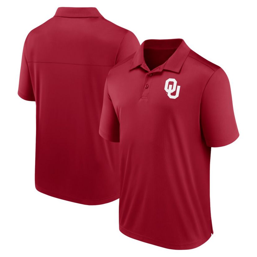 NCAA Fanatics Oklahoma Sooners Left Side Block Polo