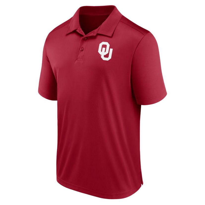 NCAA Fanatics Oklahoma Sooners Left Side Block Polo