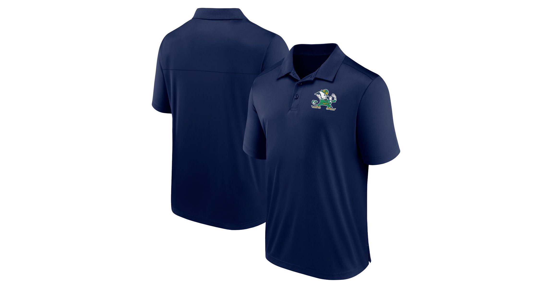 NCAA Fanatics Notre Dame Fighting Irish Left Side Block Polo