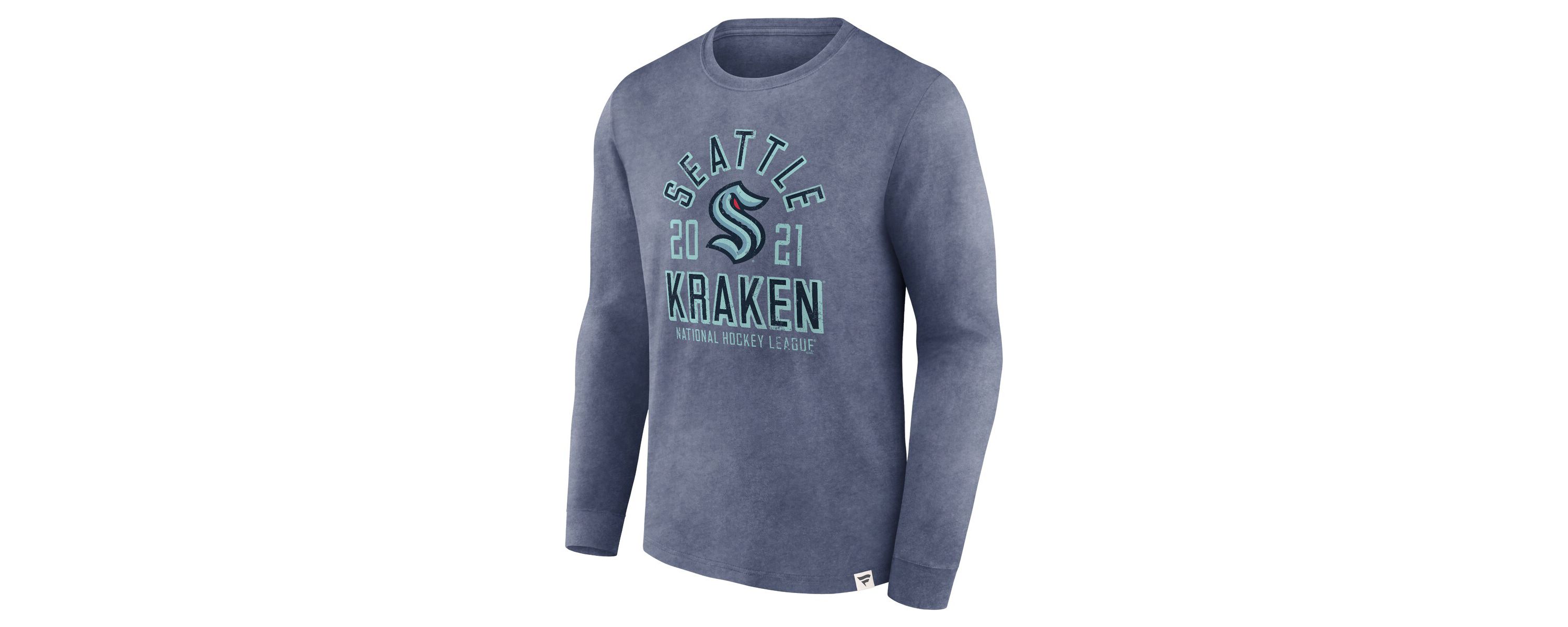 NHL Fanatics Deep Sea Seattle Kraken Keep The Zone Long Sleeve T-Shirt