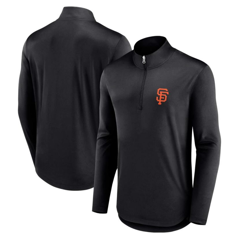 MLB Fanatics San Francisco Giants Quarterback Quarter-Zip Top