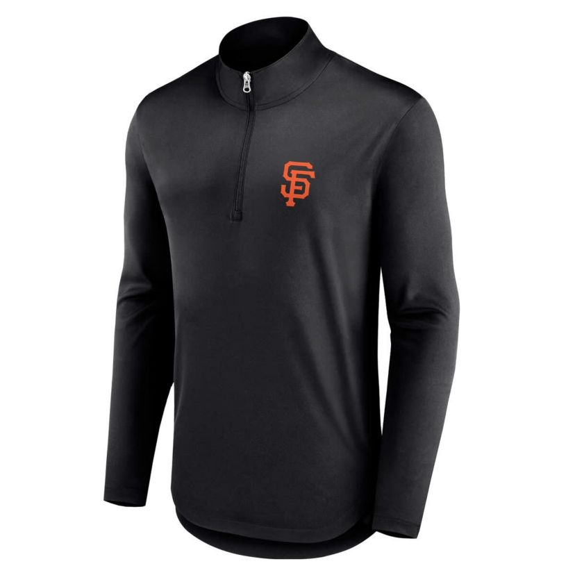 MLB Fanatics San Francisco Giants Quarterback Quarter-Zip Top