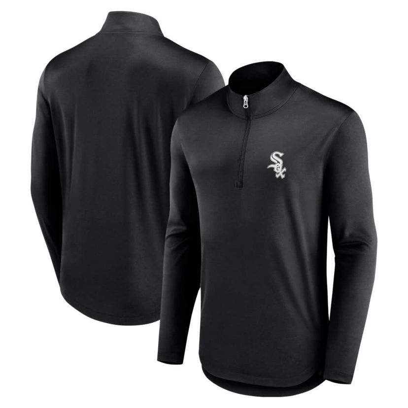 Chicago White Sox MLB Fanatics Chicago Sox Quarterback Quarter-Zip Top