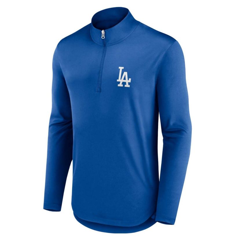 MLB Fanatics Los Angeles Dodgers Quarterback Quarter-Zip Top