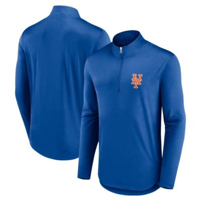 Men's MLB Fanatics New York Mets Quarterback Quarter-Zip Top, 5XL