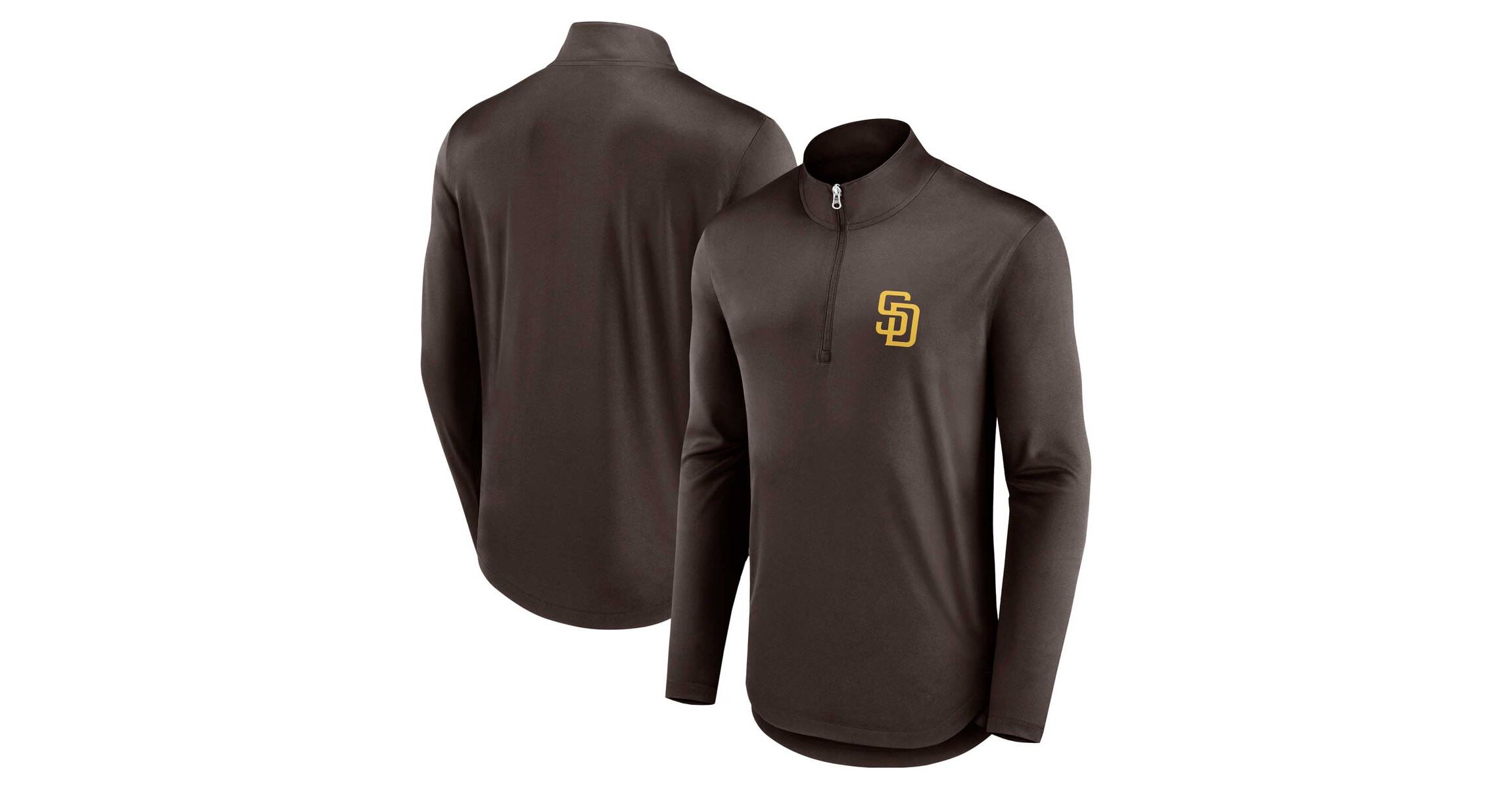 MLB Fanatics San Diego Padres Quarterback Quarter-Zip Top