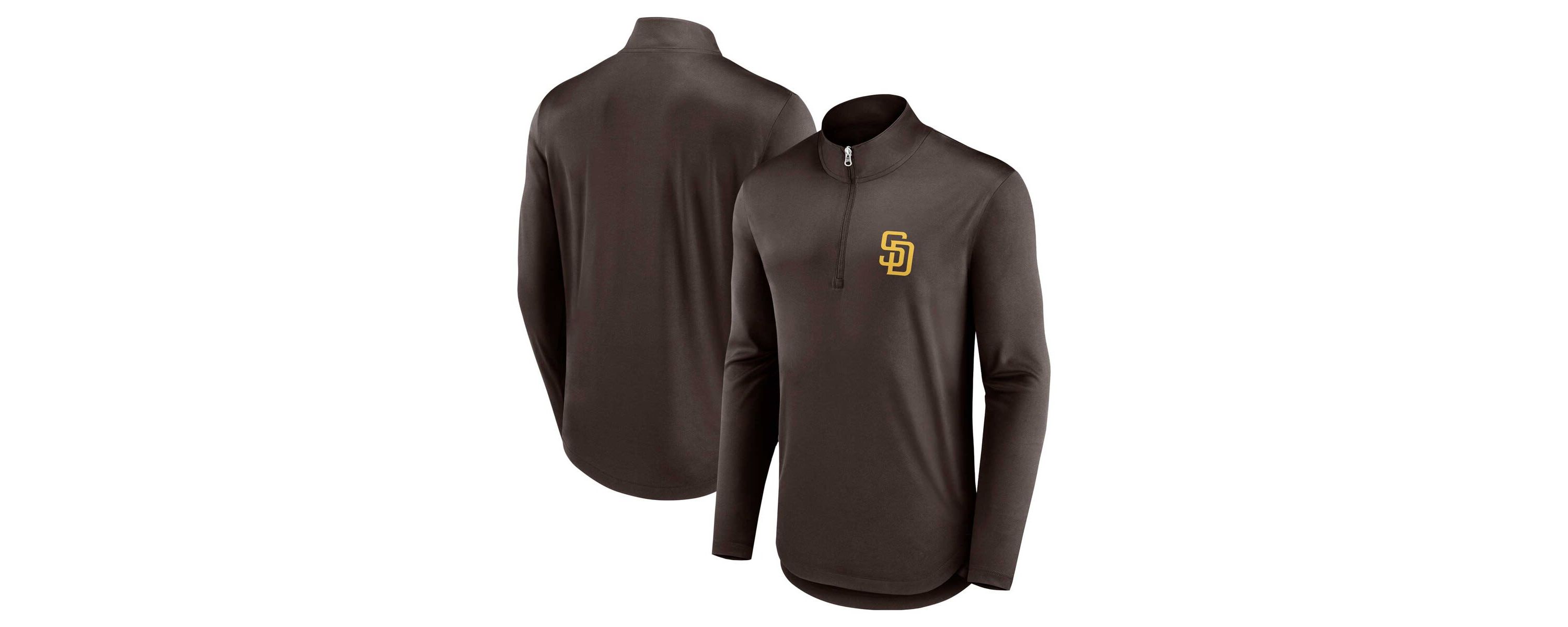 MLB Fanatics San Diego Padres Quarterback Quarter-Zip Top