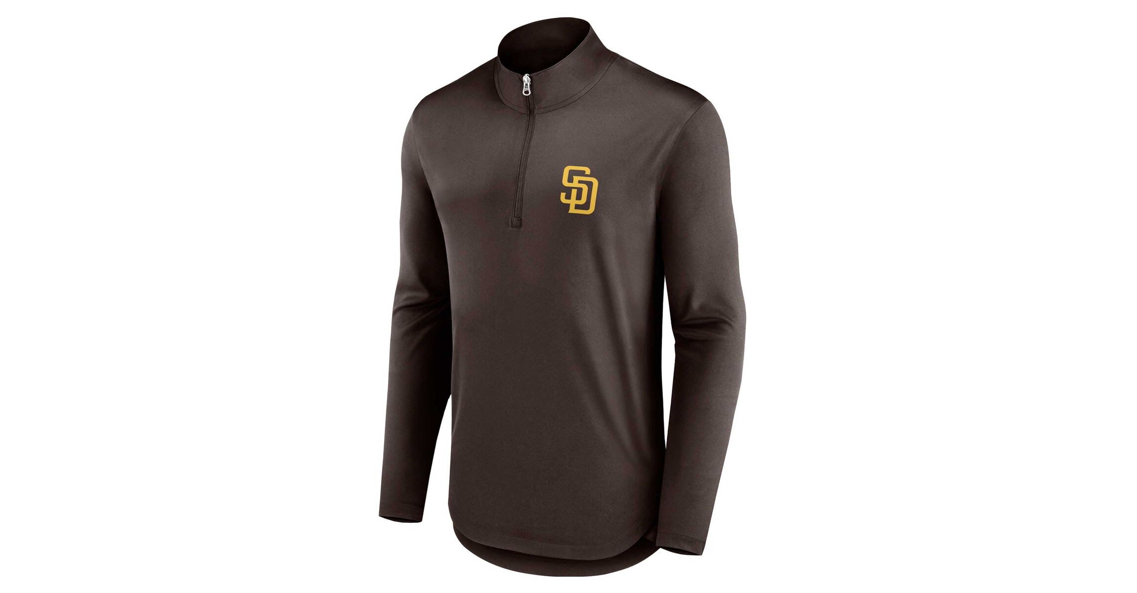 MLB Fanatics San Diego Padres Quarterback Quarter-Zip Top