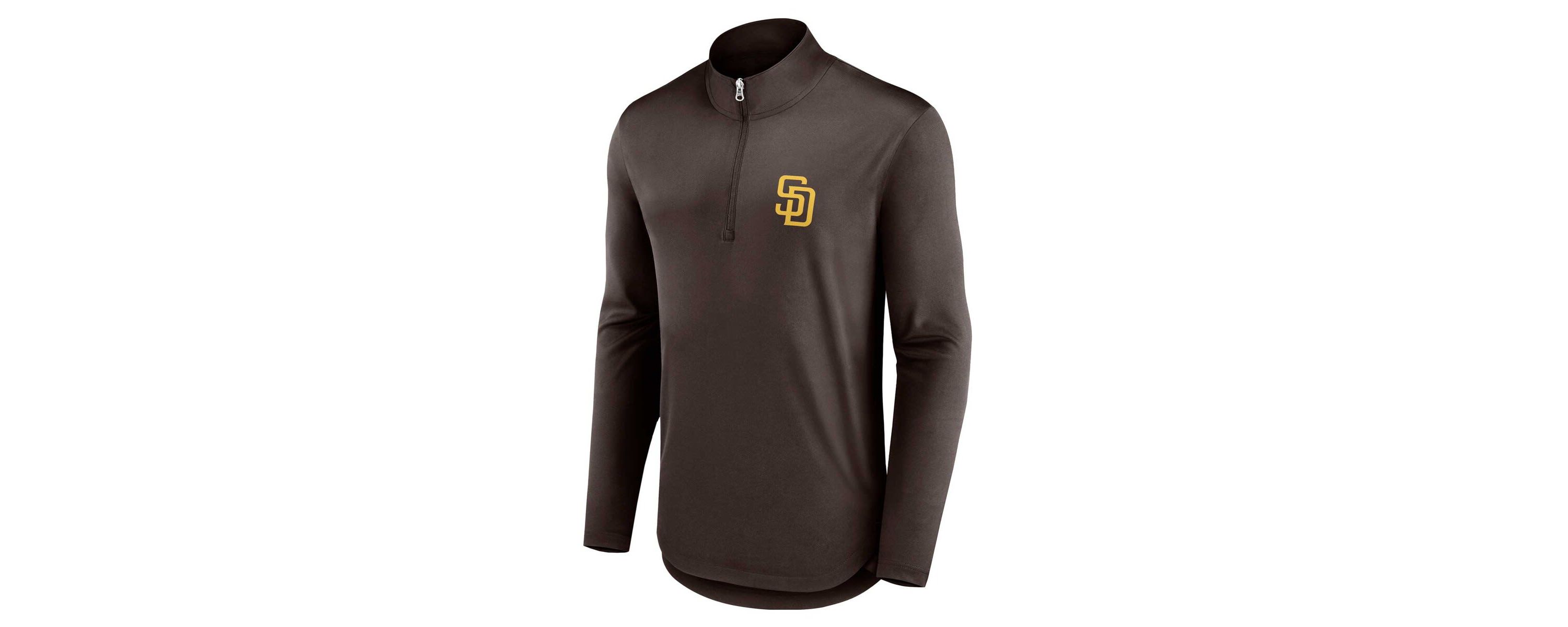 MLB Fanatics San Diego Padres Quarterback Quarter-Zip Top