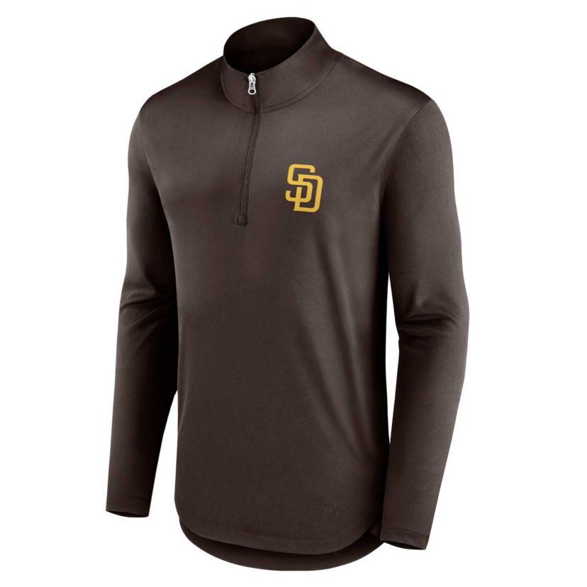 MLB Fanatics San Diego Padres Quarterback Quarter-Zip Top