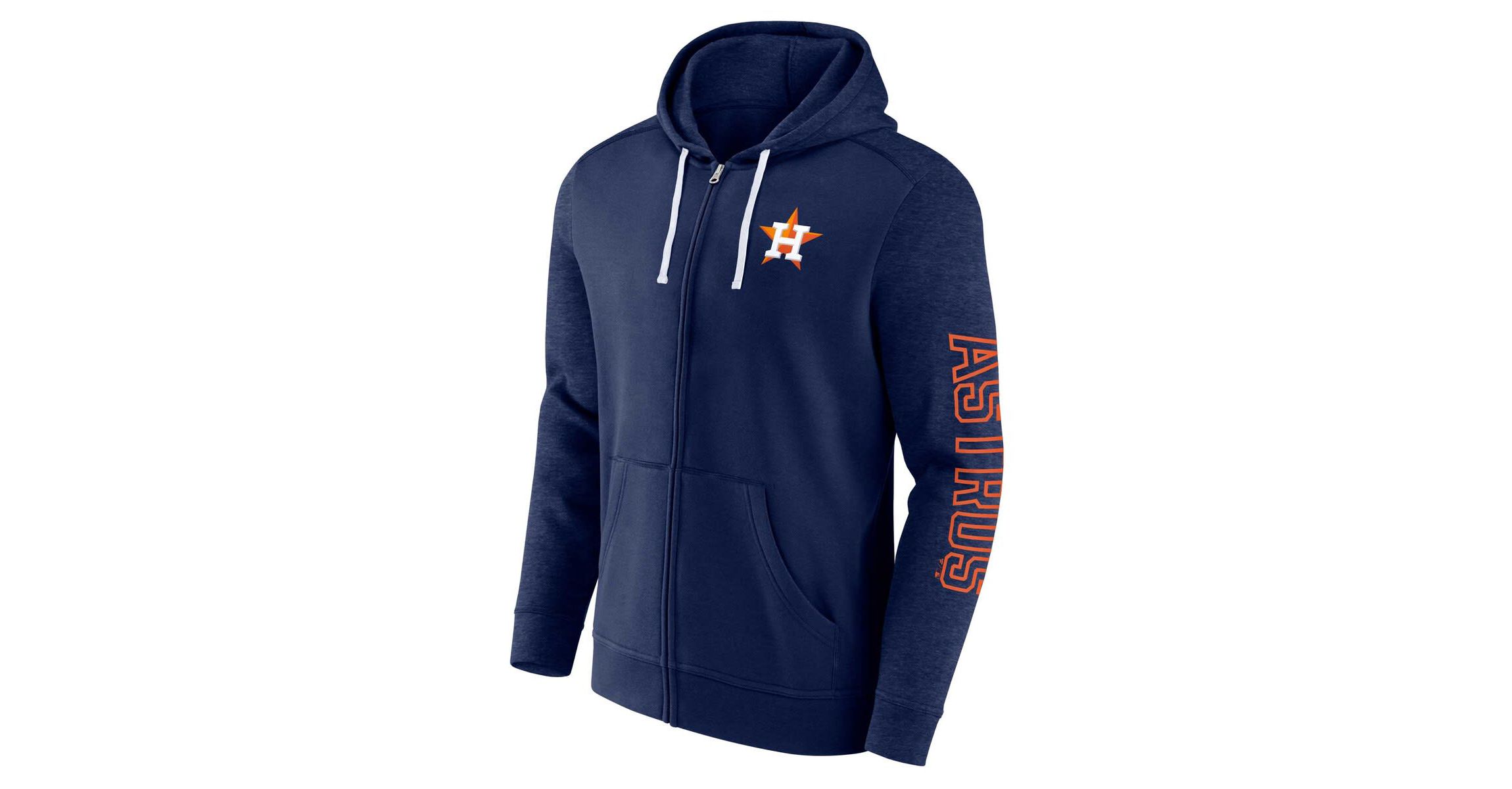 MLB Fanatics Houston Astros Offensive Line Up Lightweight Full-Zip Hoodie