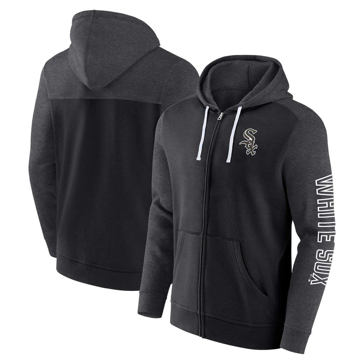 Chicago White Sox MLB Fanatics Chicago Sox Offensive Line Up Lightweight Full-Zip Hoodie