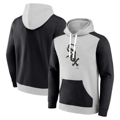 Men's Chicago White Sox MLB Fanatics Chicago Sox Arctic Pullover Hoodie, Grey, Small