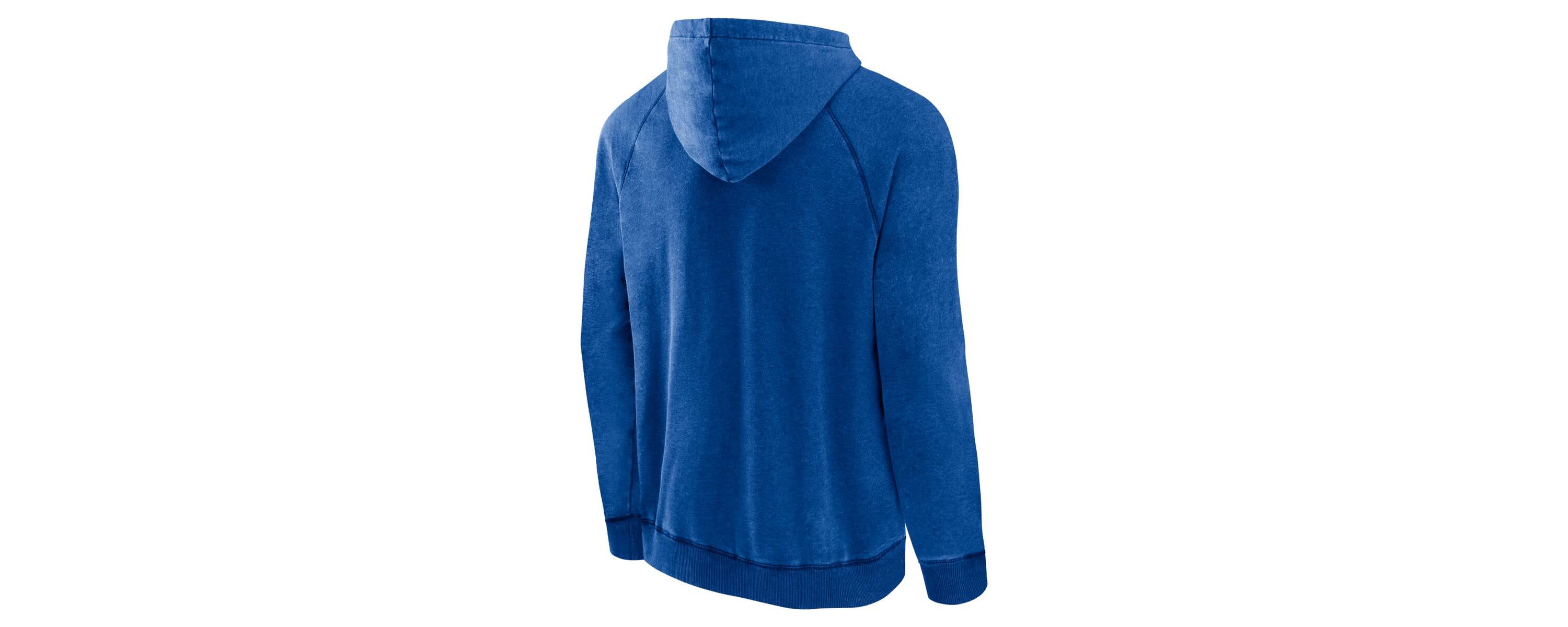 NBA Fanatics Dallas Mavericks Foul Trouble Snow Wash Raglan Pullover Hoodie