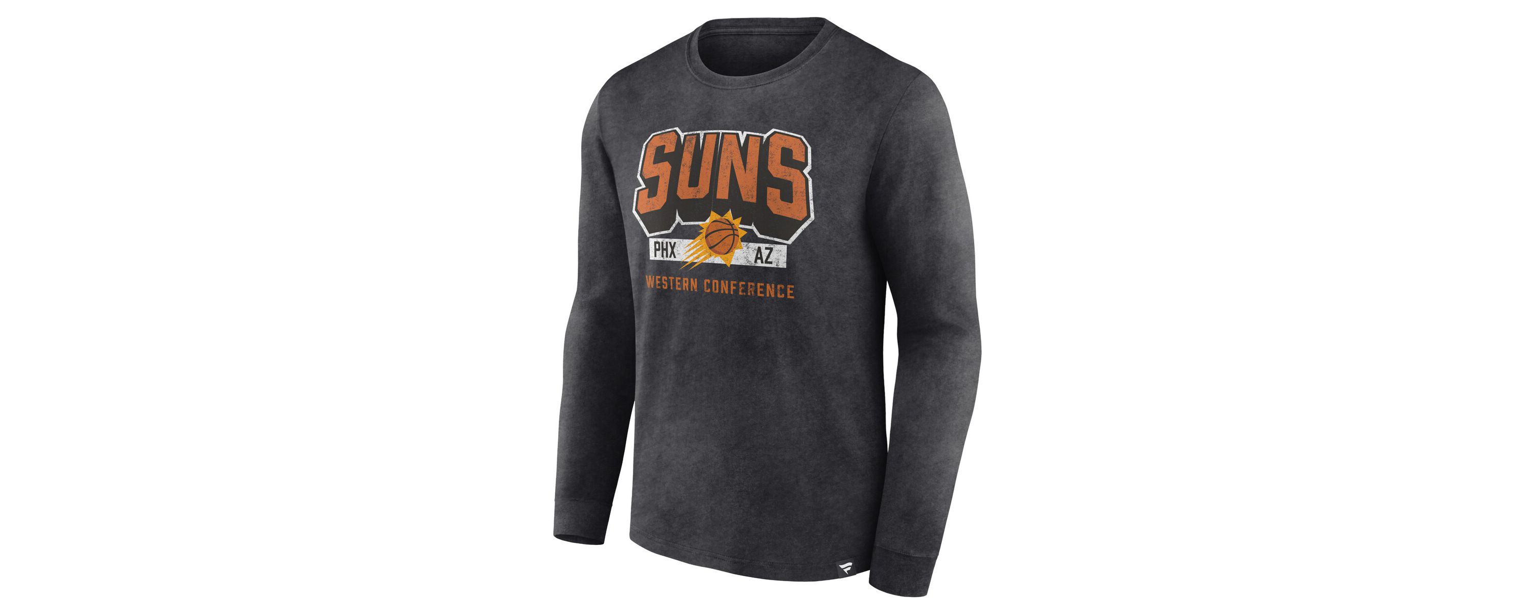 NBA Fanatics Phoenix Suns Front Court Press Snow Wash Long Sleeve T-Shirt