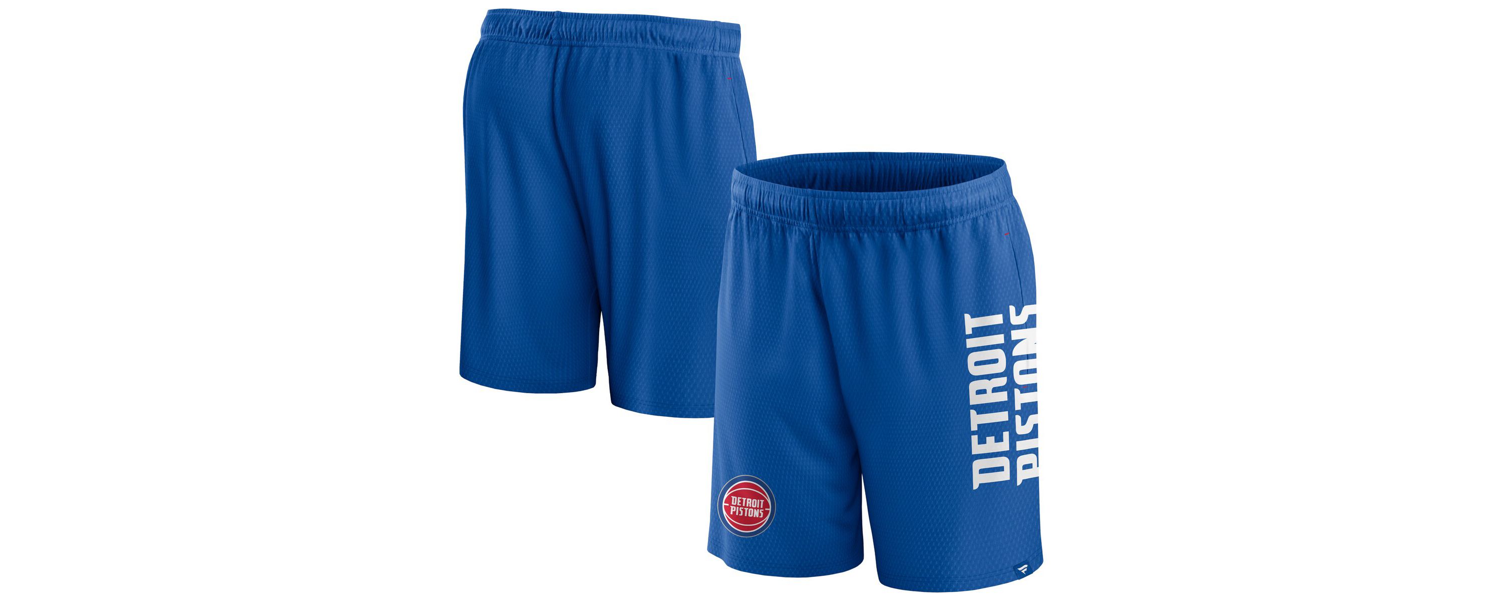 NBA Fanatics Detroit Pistons Up Mesh Shorts