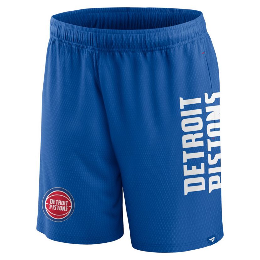 NBA Fanatics Detroit Pistons Up Mesh Shorts