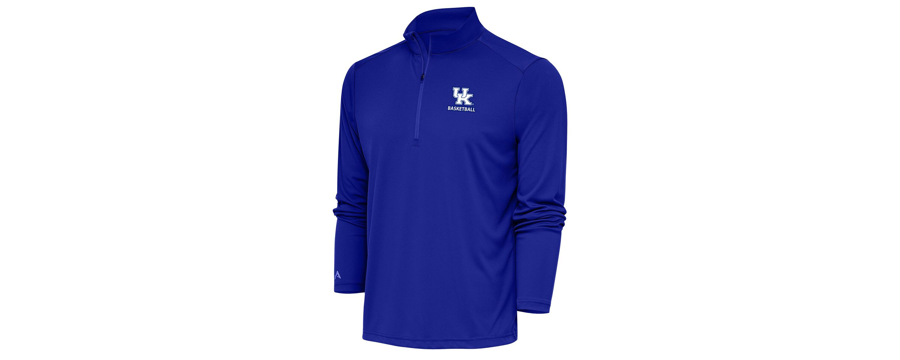 NCAA Kentucky Wildcats Basketball Tribute Quarter-Zip Pullover Top