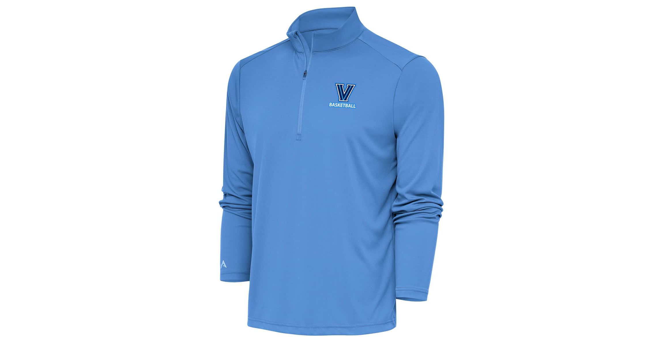 NCAA Light Villanova Wildcats Basketball Tribute Quarter-Zip Pullover Top