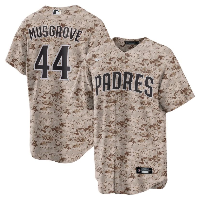 MLB Nike Joe Musgrove San Diego Padres USMC Alternate Replica Player Jersey