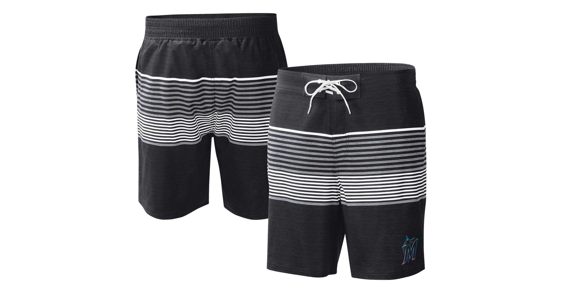 MLB Miami Marlins Coastline Volley Swim Shorts
