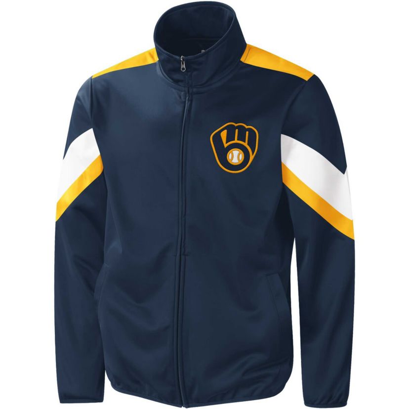 MLB Milwaukee Brewers Earned Run Full-Zip Jacket