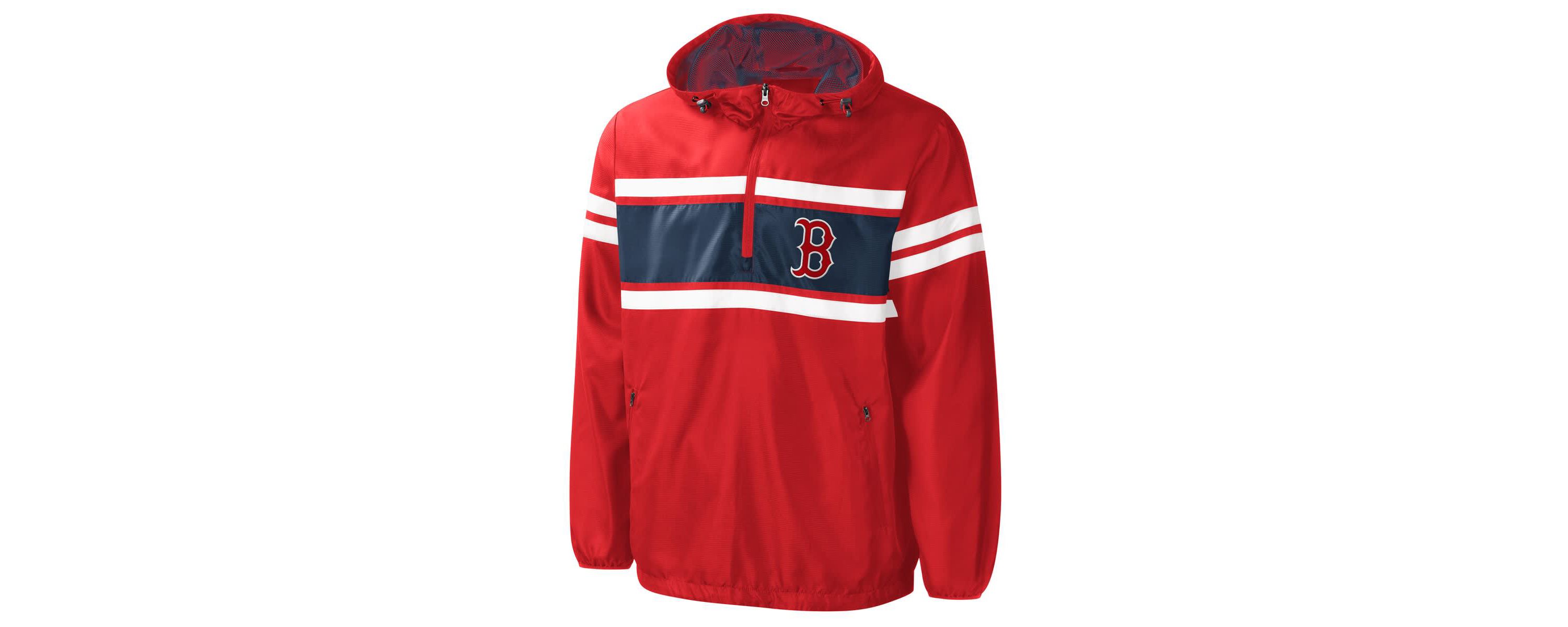 Boston Red Sox MLB Boston Sox Game Score Quarter-Zip Windbreaker
