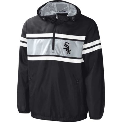 G-III Sports by Carl Banks Men’s Chicago White Sox MLB Chicago Sox Game Score Quarter-Zip Windbreaker