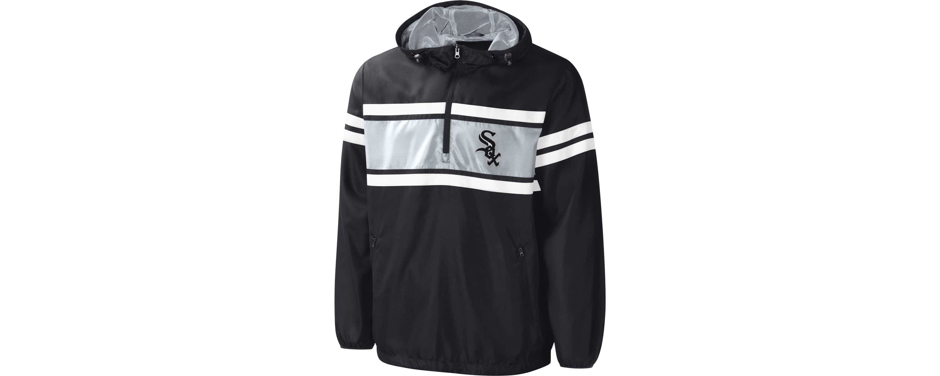 Chicago White Sox MLB Chicago Sox Game Score Quarter-Zip Windbreaker