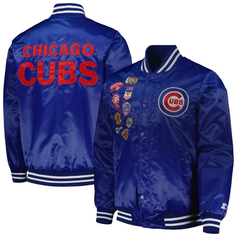 MLB Chicago Cubs Patch Full-Snap Jacket