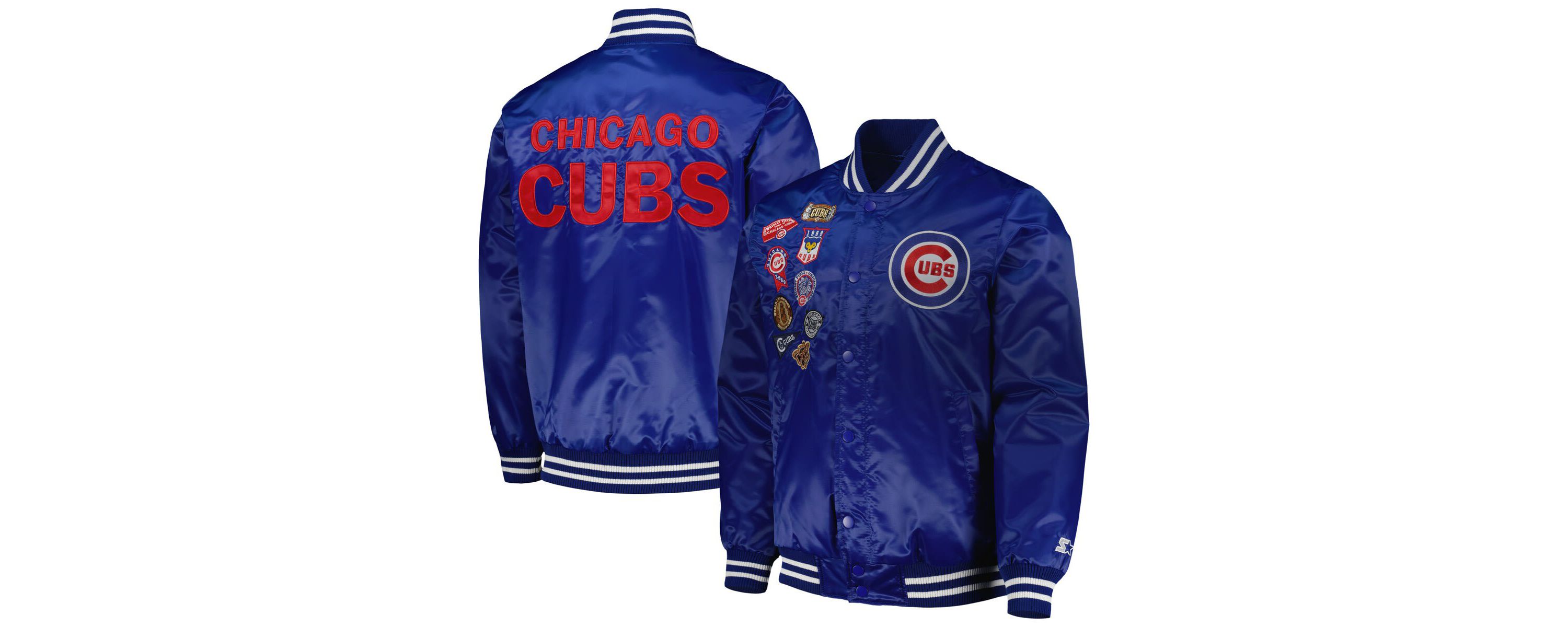 MLB Chicago Cubs Patch Full-Snap Jacket