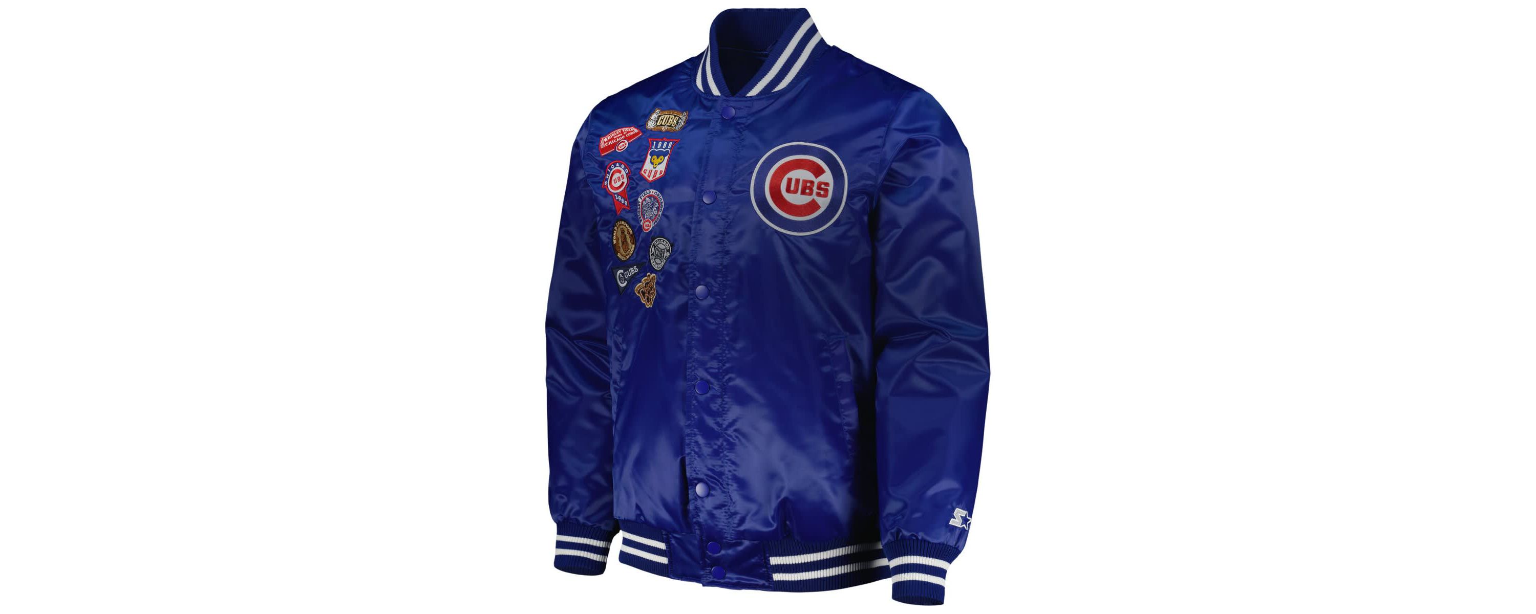 MLB Chicago Cubs Patch Full-Snap Jacket