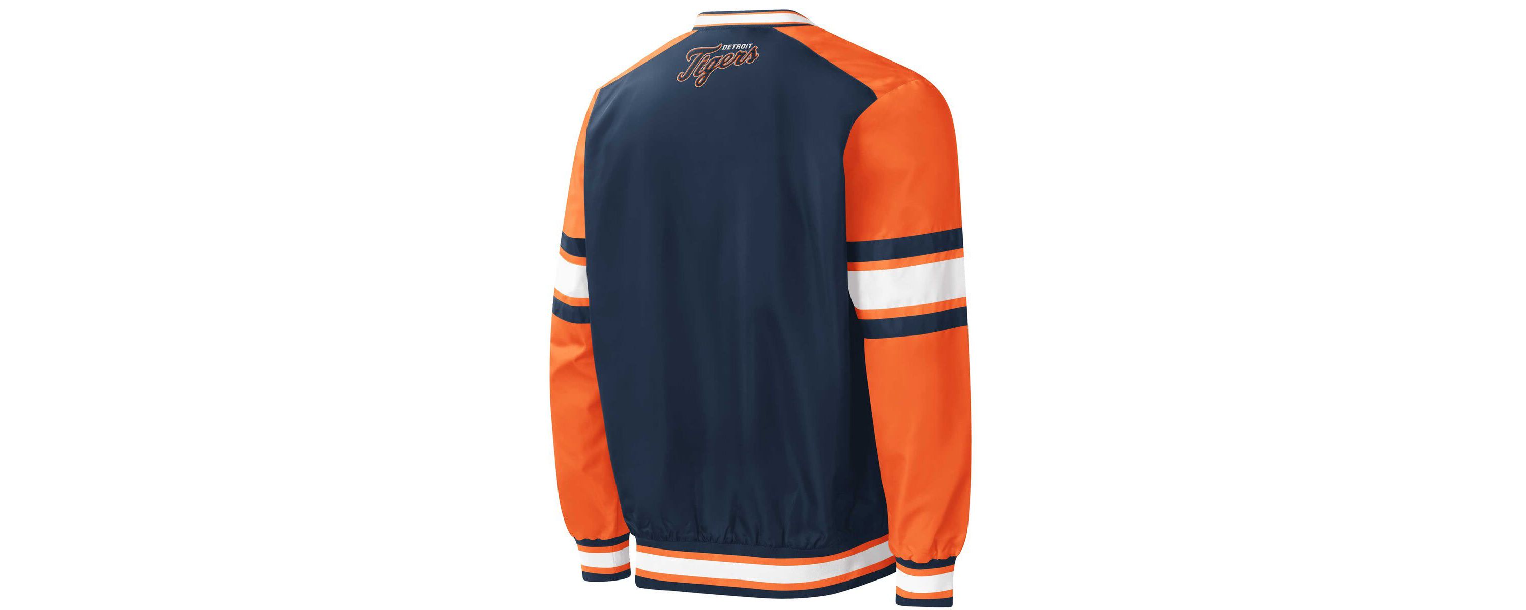 MLB Detroit Tigers Yardline V-Neck Pullover Windbreaker
