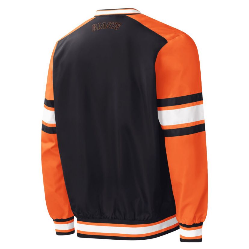 MLB San Francisco Giants Yardline V-Neck Pullover Windbreaker