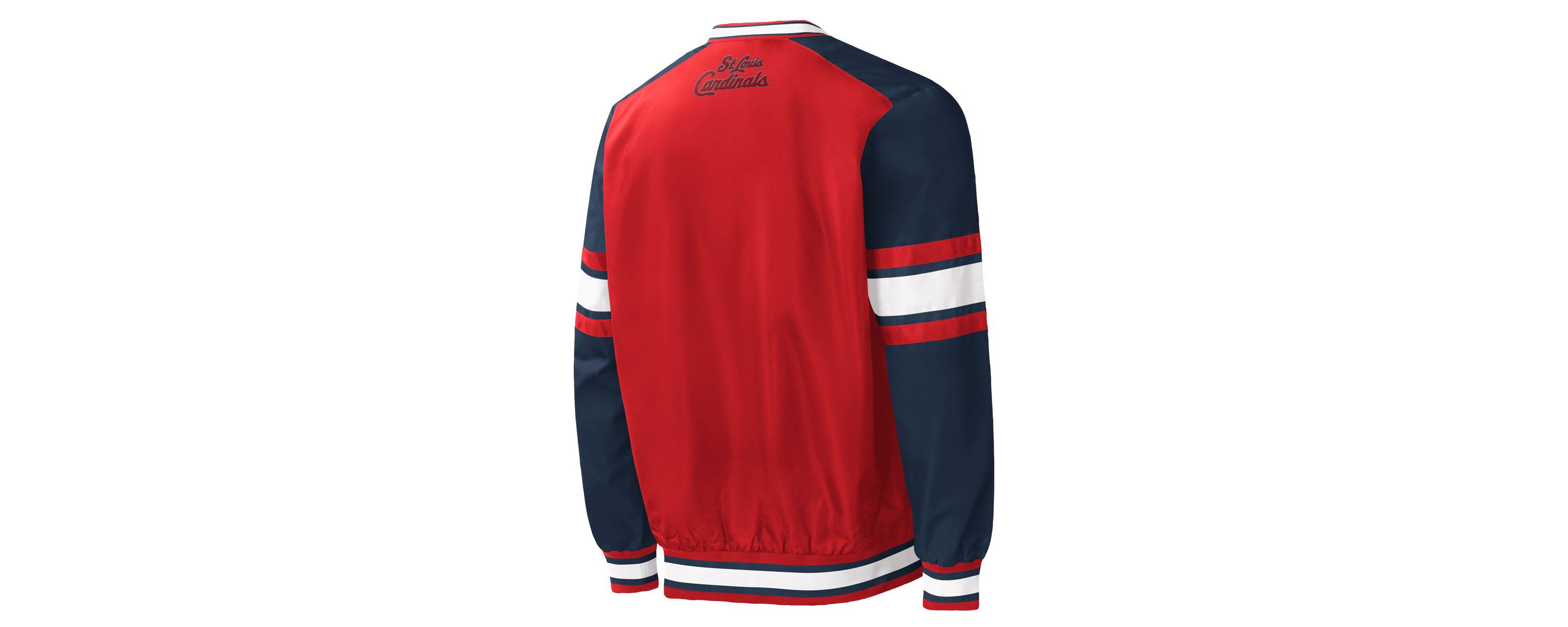 MLB St. Louis Cardinals Yardline V-Neck Pullover Windbreaker