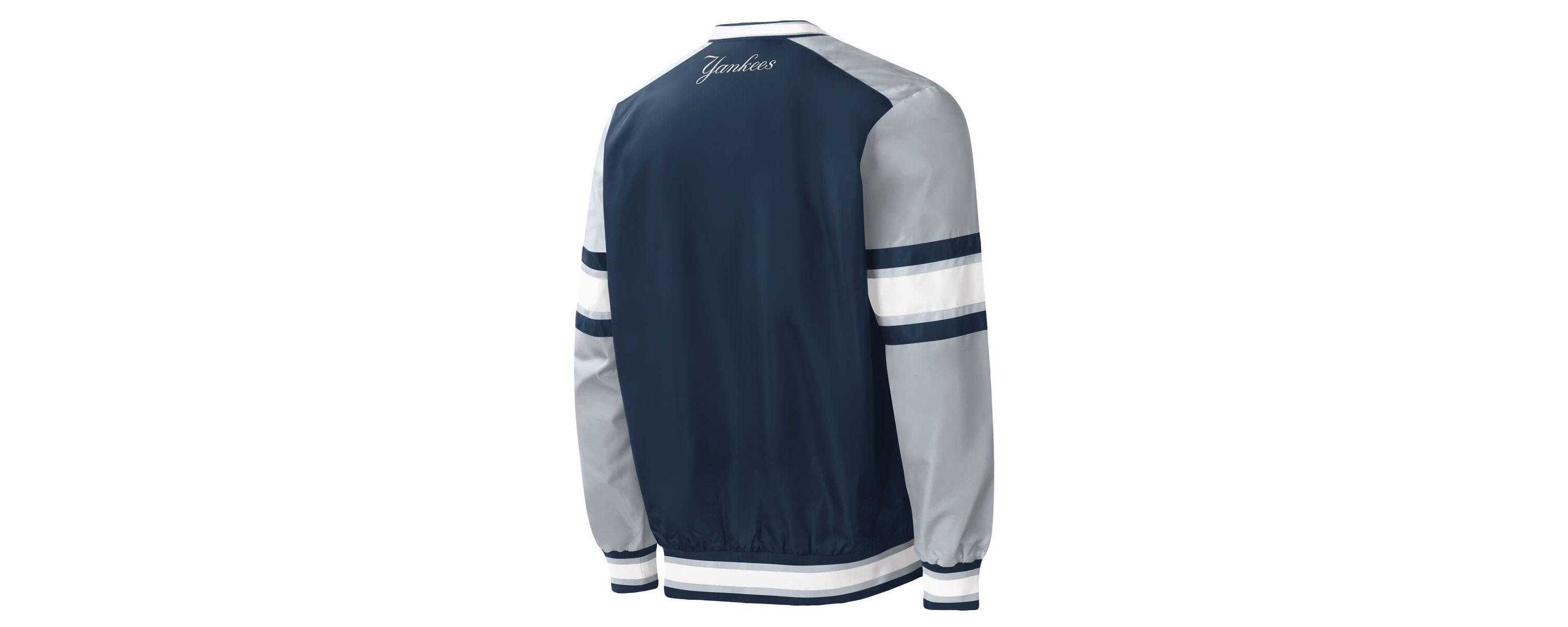 MLB New York Yankees Yardline V-Neck Pullover Windbreaker