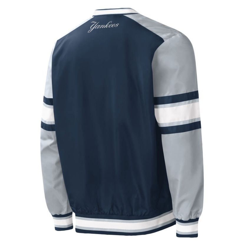 MLB New York Yankees Yardline V-Neck Pullover Windbreaker