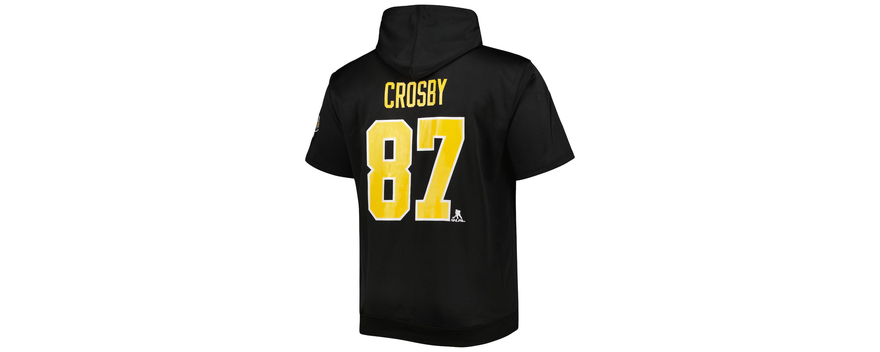 NHL Fanatics Sidney Crosby Pittsburgh Penguins Big & Tall Captain Patch Name & Number Pullover Hoodie