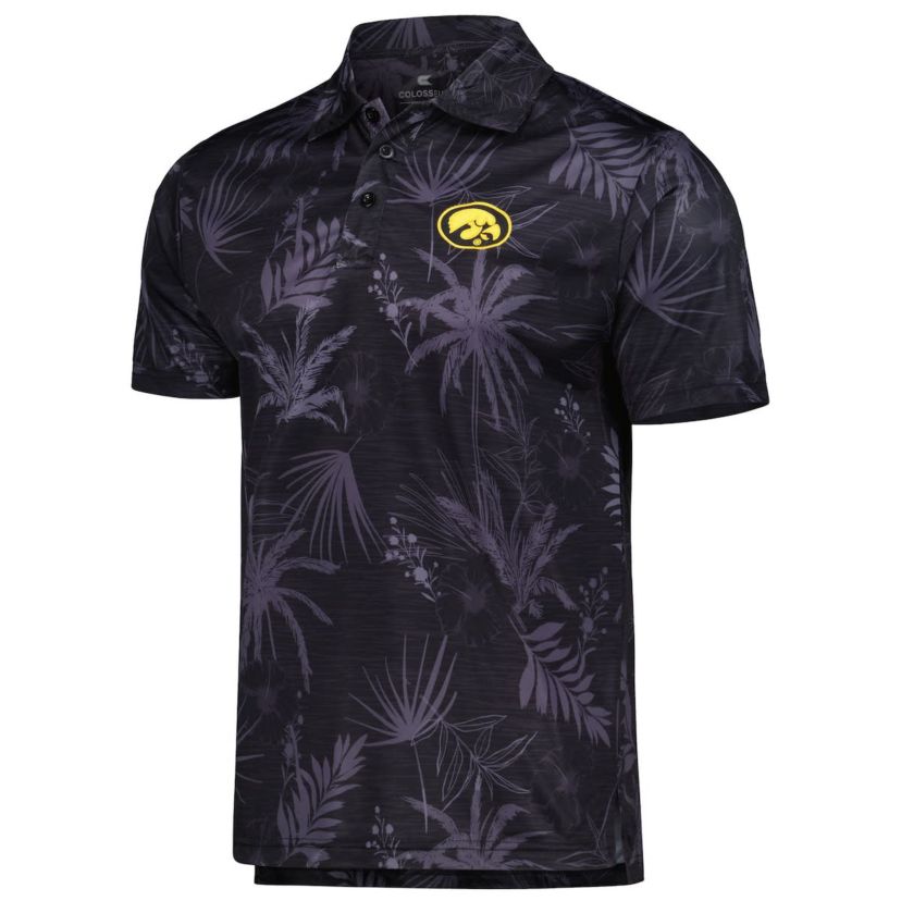 NCAA Iowa Hawkeyes Palms Team Polo