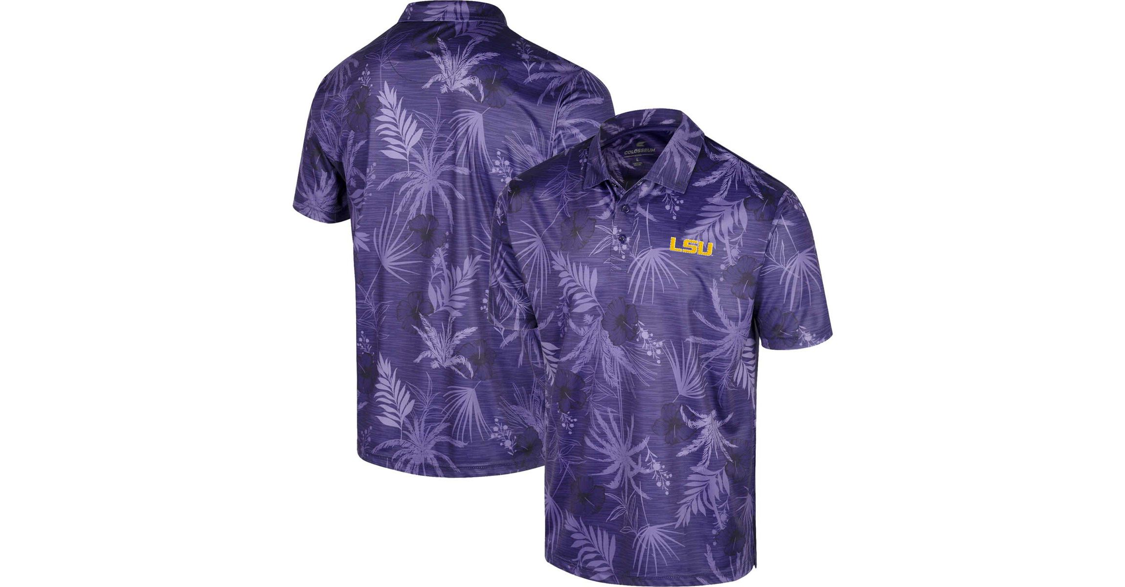 NCAA LSU Tigers Palms Team Polo