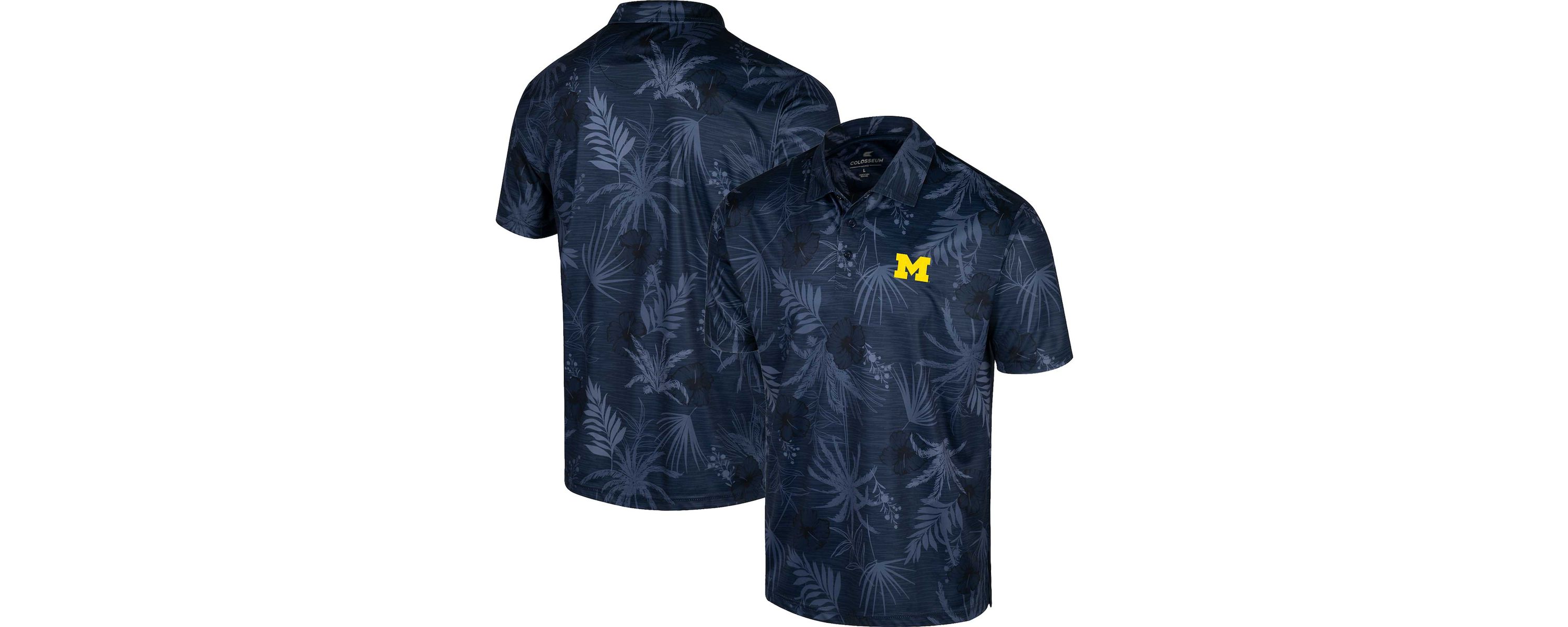 NCAA Michigan Wolverines Palms Team Polo
