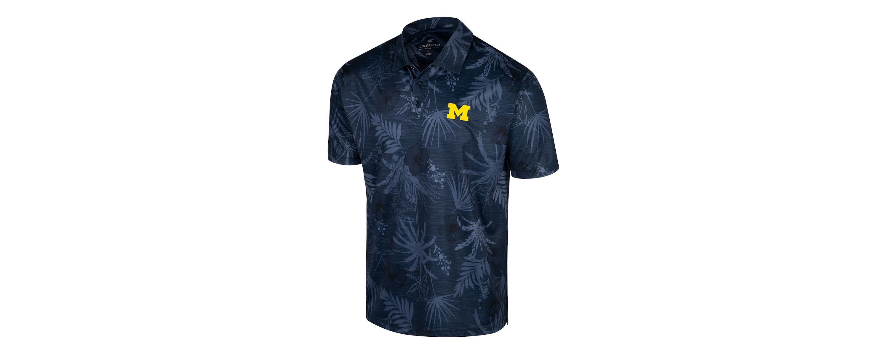 NCAA Michigan Wolverines Palms Team Polo