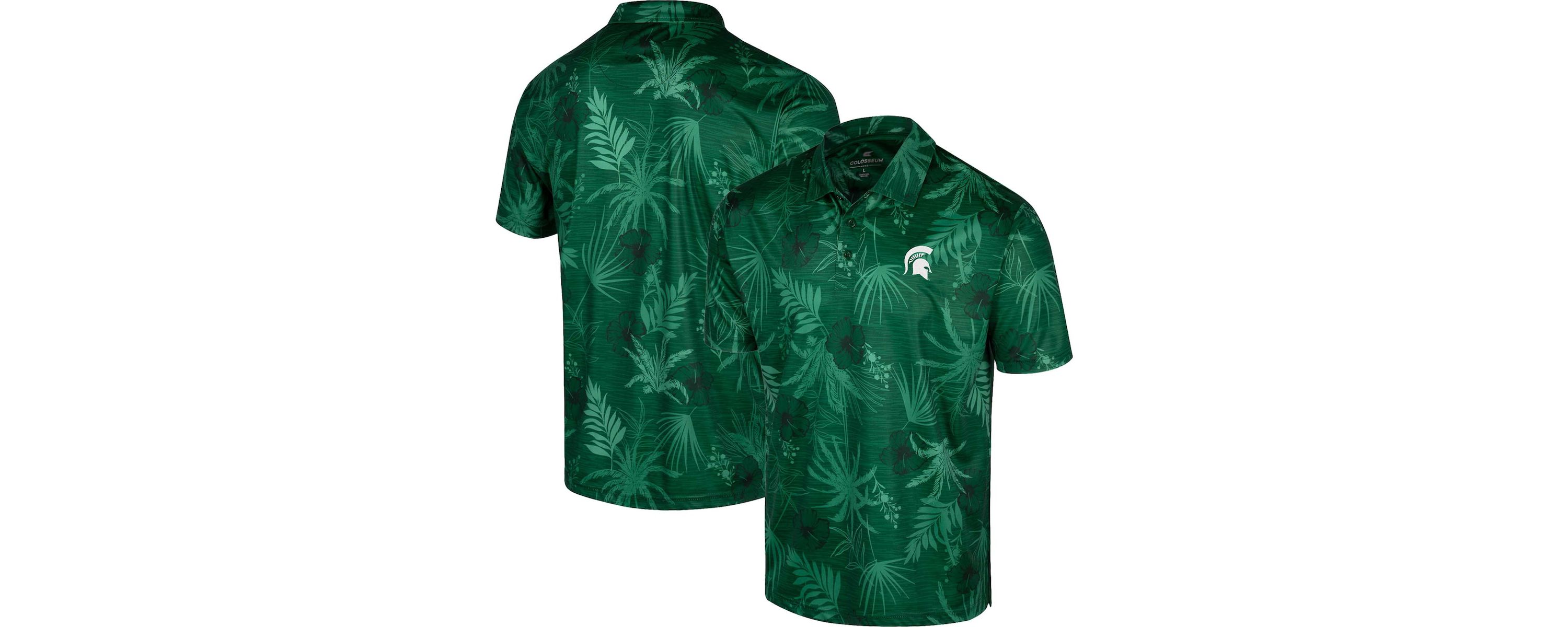NCAA Michigan State Spartans Palms Team Polo