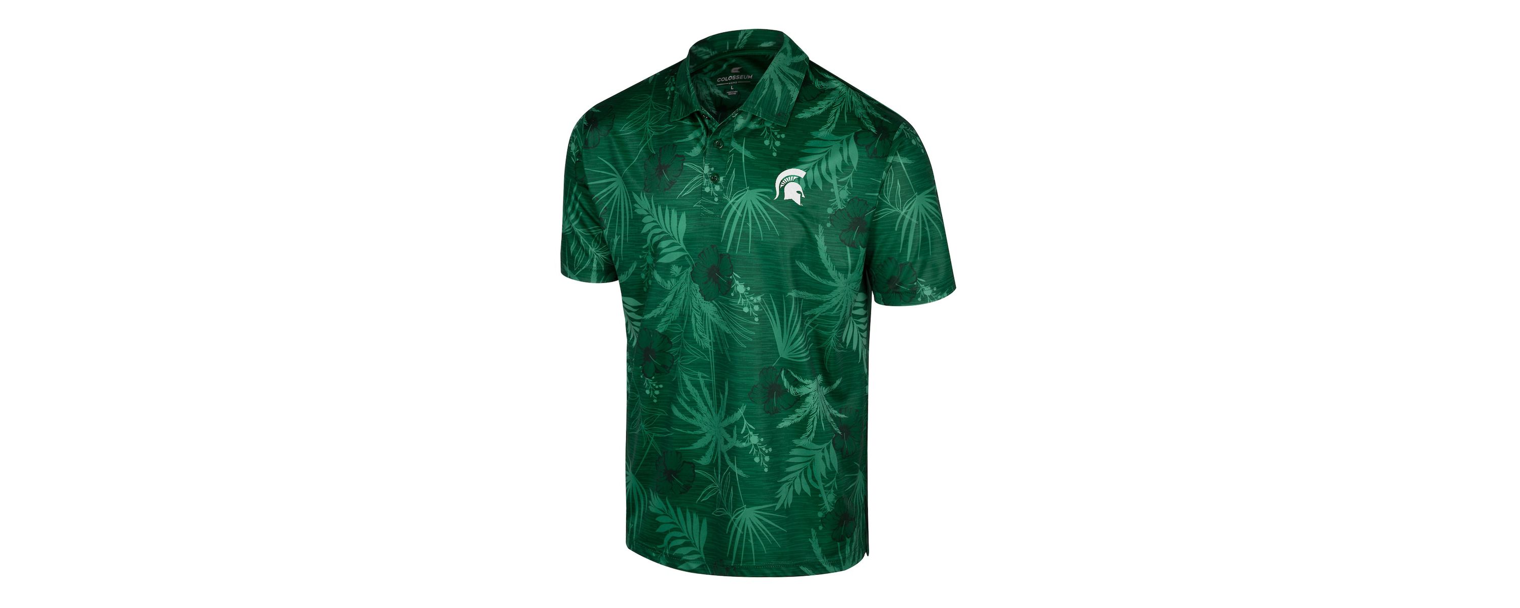 NCAA Michigan State Spartans Palms Team Polo