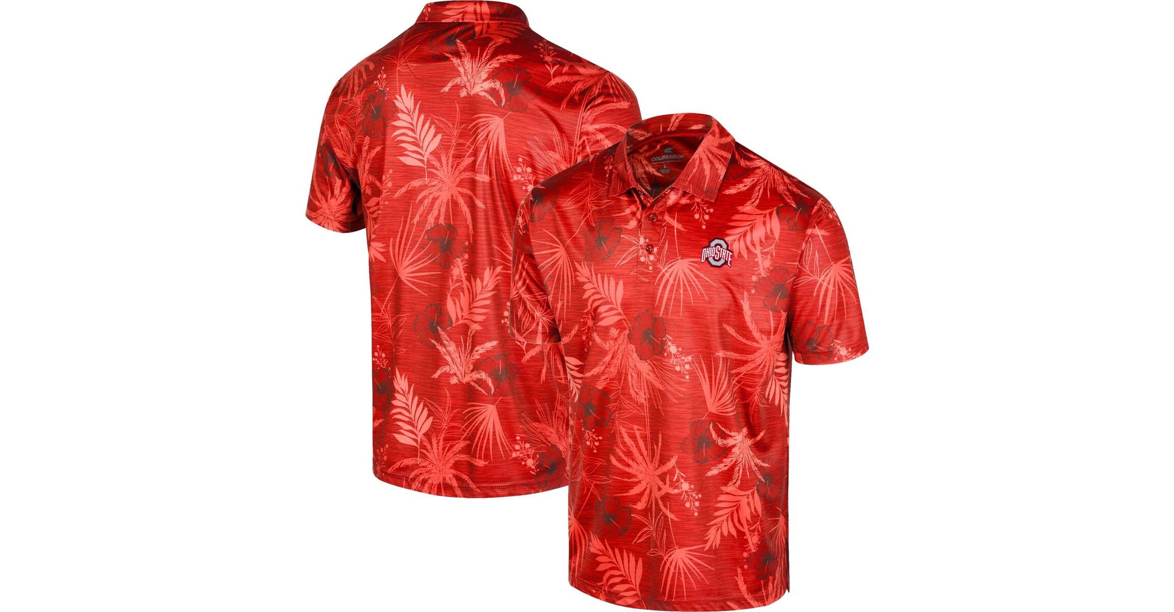 NCAA Ohio State Buckeyes Palms Team Polo