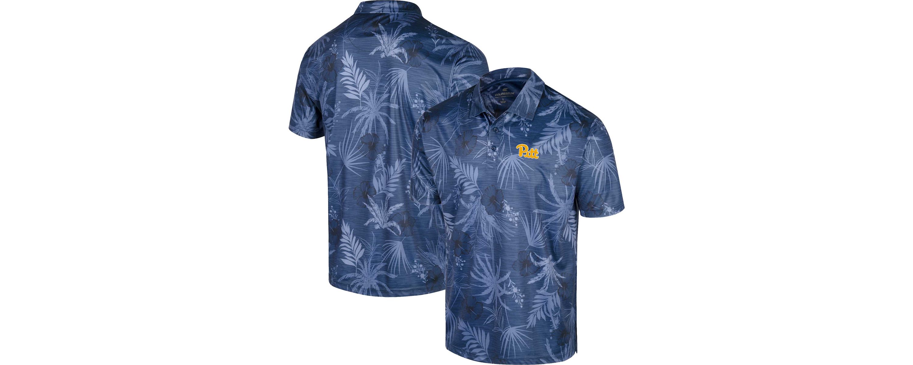 NCAA Pitt Panthers Palms Team Polo