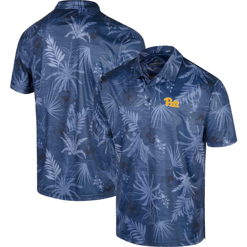 NCAA Pitt Panthers Palms Team Polo