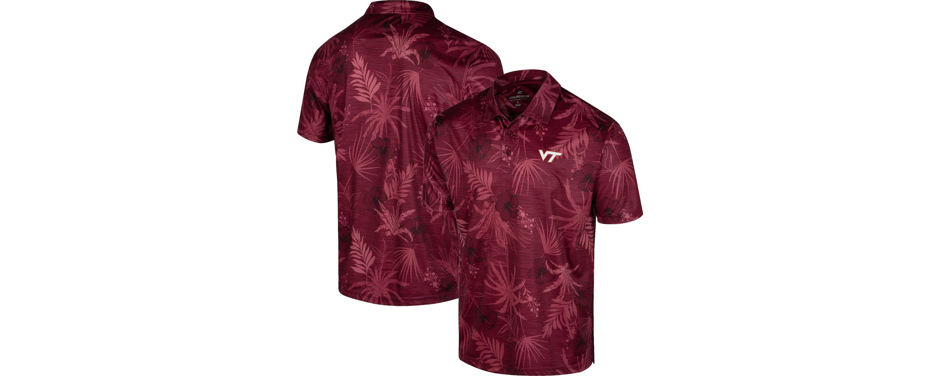 NCAA Virginia Tech Hokies Palms Team Polo